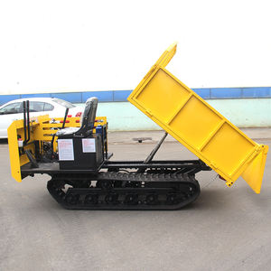 Dump Truck Crawler Rubber Track dengan Wood Grapple Boom - Product Image 6