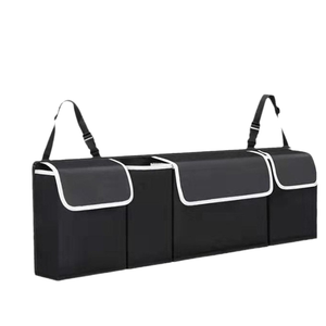 Organisateur de coffre de voiture <span class=keywords><strong>Oxford</strong></span> grand format, pochette suspendue avec cintre, sac de rangement pour coffre et siège arrière - Product Image 1