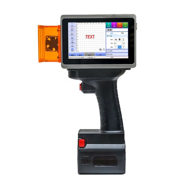 YAOMATEC Portable Handheld Laser Marking Machine Date logo Number bar Code Industrial Laser Printer for Wood Carton Plastic