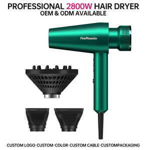 Asciugacapelli FirePhoenix M2 MAX OEM 2800W Ionico con <span class=keywords><strong>12</strong></span> Modalità di Flusso d'Aria, 3 Diffusori, Autopulizia Magnetica, 485g, 220V-240V - Product Image 1