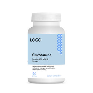 Cápsulas de Glucosamina y Condroitina OEM, Cúrcuma y MSM Sin OMG, Glucosamina y Condroitina que Favorecen la Movilidad de las Articulaciones y el Cartílago - Product Image 1
