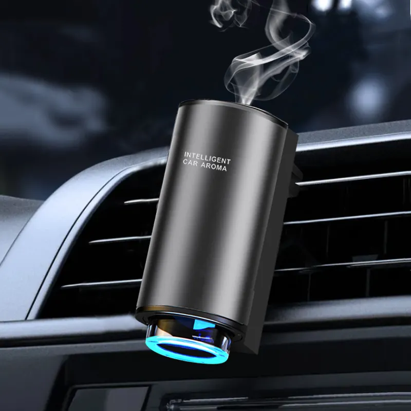 Перезаряжаемый Автомобильный воздухоочиститель безводный диффузор из сплава эфирного масла с зажимом для вентиляции автомобиля