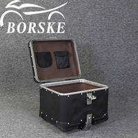 Pièces Détachées pour Moto Boîte Supérieure en Aluminium 40L Boîte de Rangement Arrière en Alliage d'Aluminium pour Coffre de Moto