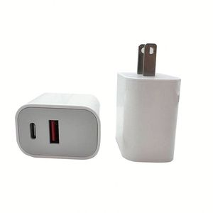 Factory Price Quick <b>Charge</b> 20W A+C Wall <b>Adapter</b> US Plug Protective OVP USB Mobile Phone Charger for Phone 16 15 14 - Product Image 4