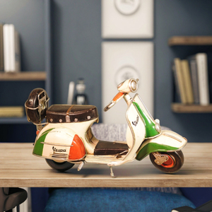 Modellino di Moto in Ferro Battuto Artigianale in Scala 1:12, Imitazione Antica, per Decorazioni Domestiche - Product Image 3