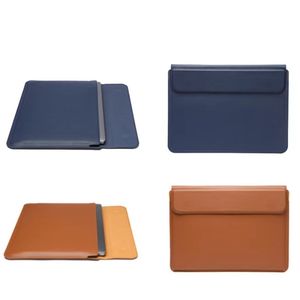 ซองแล็ปท็อปแปลงสภาพแฟชั่นหนัง PU พร้อมที่ปิดซิปสำหรับ MacBook <span class=keywords><strong>Pro</strong></span> 13 AIR 13.3/15.4/16นิ้ว - Product Image 5