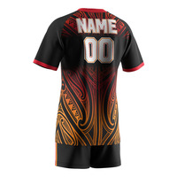 Penjualan terlaris kaus tim olahraga sublimasi kaus Rugby Mode Pria kaus pendek dan T Shirt Set