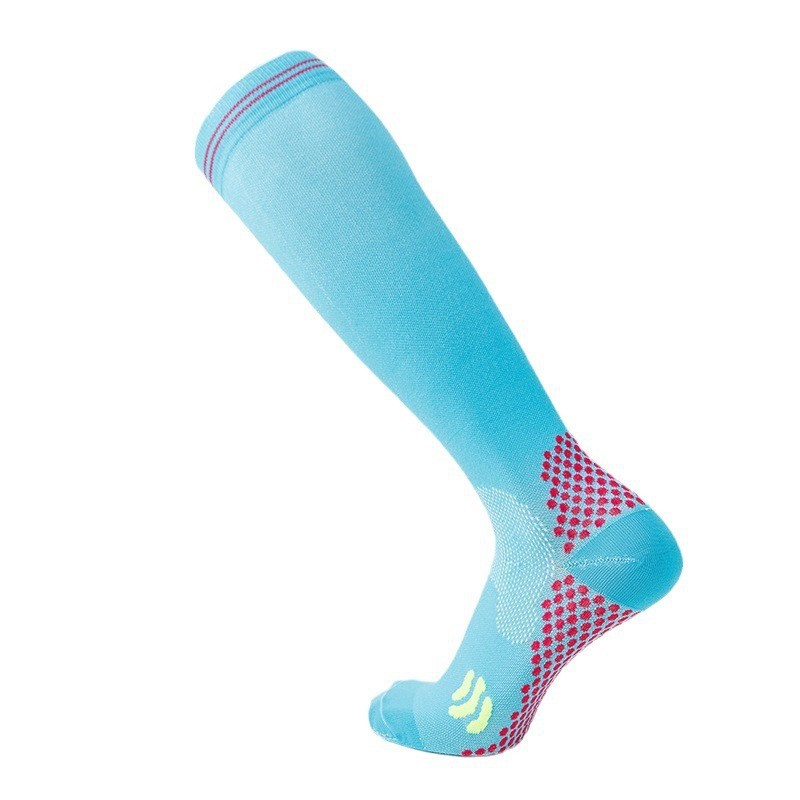 Chaussettes haricot bleu clair