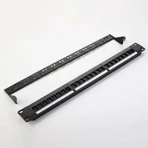 Factory Price 19"1U CAT6A/CAT6/CAT5E UTP RJ45 24 PORTS PATCH PANEL