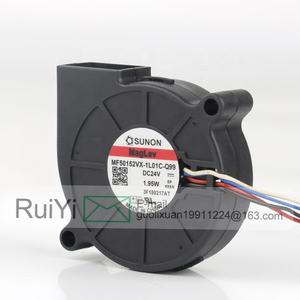 Nuovo Sunon 5V 12V 48V DC 24V 1.95W AC EC 5015 50x50x15mm 5CM luce da palco ventilatore turbina a quattro fili MF50152VX-1L01C-Q99 ventola di raffreddamento - Product Image 4