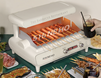 Gril d'intérieur électrique de luxe Barbecue Boeuf Multifonction Fer Poêle électrique BBQ Parrilla Interior Electrica Multifuncion