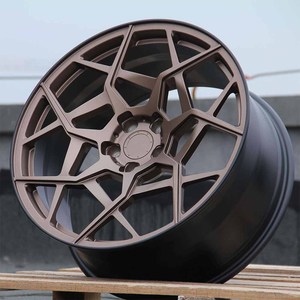 Juego de 2 Ruedas Forjadas 6x139.7 para Cadillac Escalade V, Cybertruck, Tahoe, Hummer EV, Personalizadas de 23 y 24 Pulgadas, Cromadas, con Borde Profundo - Product Image 2