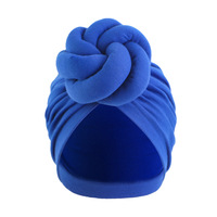 Nouvel Arrivage : Bandeau Turban et Bonnet Doux Style Européen-Américain pour Enfants, Motif Boule Unie, Idéal pour Fêtes, Multifonctionnel, Chaud et Confortable