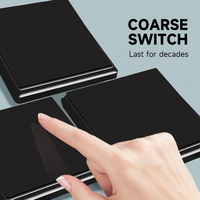 Prise murale électrique universelle intelligente EU 82mm*155mm avec cadre PC, 1/2/3 postes, LED, 13A, double prise, USB 4 ports, compatible Smart Life