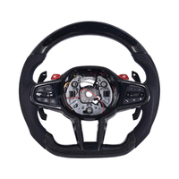 Volant de direction avec écran LED en fibre de carbone pour BMW M2/M3/M4 X3 X5 G87 G80 G82 G20 G21 2020-2024, design sport performance LCI