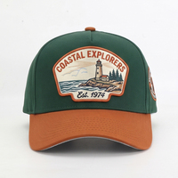 Casquettes de baseball personnalisées avec logo, 5 panneaux, 100 % coton, patch tissé, PVC, toutes saisons, style sportif urbain pour adultes