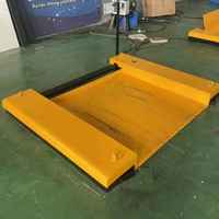 Plateforme de levage à ciseaux portable à profil bas homologuée CE pour levage en hauteur