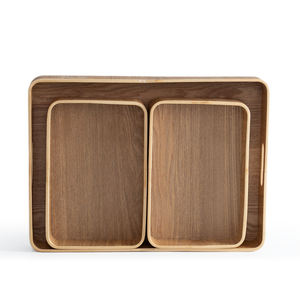 Set di 3 Vassoi in Legno di Faggio Naturale di Alta Qualità per Tazze da Tè e Caffè - Product Image 5
