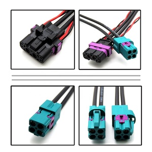 YZCONN HSD4 + 2 yüksek hızlı aktarım RGB merkezi kontrol kablo demeti araba konektörü HD LVDS geri görüntü uzatma kablosu - Product Image 5