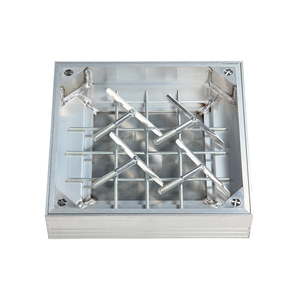 Tùy chỉnh nodular nhôm đôi kín nước mưa thông tin liên lạc thông tư vuông <span class=keywords><strong>manhole</strong></span> bìa cao su niêm phong cho bán - Product Image 1