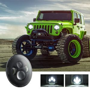 Accessoires pour motos, phare de camion tout-terrain haute luminosité de 7 pouces, éclairage LED pour voiture adapté à la modification du Wrangler - Product Image 2