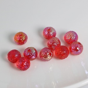 2025 perles de glacier de gelée de peau froissée de haute qualité perles acryliques pour bricolage matériel fait à la main chaînes de téléphone portable accessoires - Product Image 4