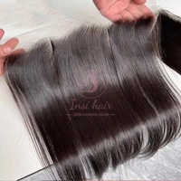 13x4 HD encaje Frontal solo invisible encaje transparente derretir pieles recto 13x4 Cierre de encaje cabello humano brasileño Remy prearrancado