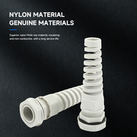 Passe-câble en nylon anti-flexion IP68 industriel basse tension multi-calibre avec joint à ressort résistant à la torsion pour fixation de câbles