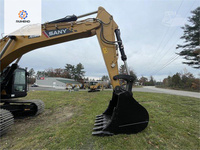 Excavatrice d'occasion SANY 500H 50 tonnes avec moteur d'origine, équipement de construction d'occasion, composant moteur central inclus