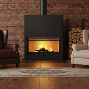 Insert <span class=keywords><strong>de</strong></span> poêle en acier pour foyer à bois avec vitre <span class=keywords><strong>de</strong></span> visualisation, poêle à bois moderne pour intérieur, poêles à granulés <span class=keywords><strong>de</strong></span> bois - Product Image 1