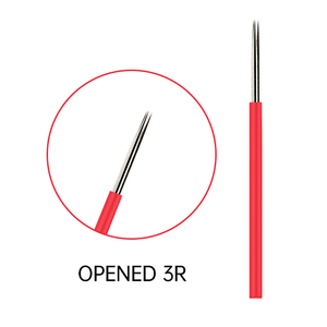 Agujas para Tatuaje de Cejas 3RL Esterilizadas con Rayos Gamma, Desechables, Redondas, para Microblading, de un Solo Uso, para Maquillaje Permanente PMU, Pluma Manual - Product Image 3