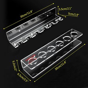 Étagère murale en acrylique de haute qualité Cueelf pour le rangement des queues de billard, support à double fixation, organisateur gain de place pour les queues de billard - Product Image 5