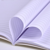Cahier d'exercices scolaire promotionnel Bonvada A4 A5, couverture rigide, reliure cousue, logo personnalisé, papier de composition pour étudiants