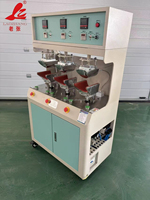 Presse à chaud automatique LAOZHANG à trois têtes pour casquettes, 220V 2KW, garantie 1 an, taille de casquette 6 pouces