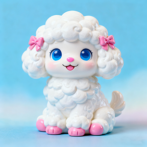 Ensemble de figurines de <span class=keywords><strong>caniche</strong></span> <span class=keywords><strong>miniature</strong></span>, statues de <span class=keywords><strong>caniche</strong></span> en résine faites à la main - Product Image 1