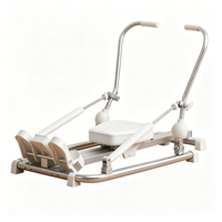 Máquina de Remo Hidráulica para Interiores con Resistencia al Viento, Equipo de Fitness Ecológico y Duradero para el Hogar, Material de PVC, Capacidad de 120 kg