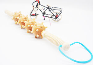 Travel Craft Masajeador de pies de madera Rueda de masaje de nueve ruedas para aplicación corporal - Product Image 4