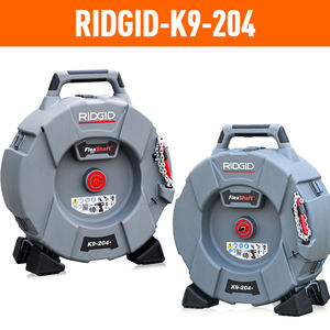 Machine de nettoyage de canalisations d'égout Ridgid Kit de machine à arbre flexible K9-204 Ridgid 2-4 tuyaux Machine de déblocage de tuyaux domestiques - Product Image 3