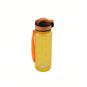 Transparent Yellow <b>750ml</b> Drop-Proof Sports <b>Water</b> <b>Bottle</b> - Product Image 2