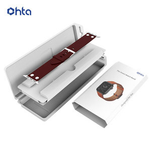 Gift Packaging Boxes Luxury Pu Leather Organizer Watch Display Strap Storage Packaging Gift Box Watch Boxes Case With Custom Logo