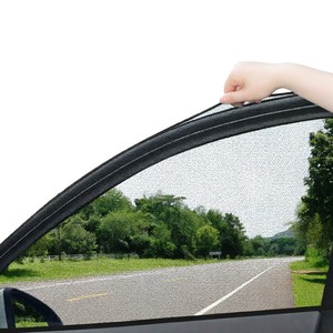 Pare-soleil pour fenêtre de voiture, rideau en maille à double couche, isolation thermique, ventilation, anti-poussière, anti-moustiques, écran pour fenêtre latérale - Product Image 1