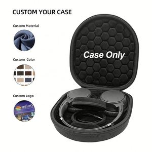 Estuche Rígido de EVA con Protección 100% para Auriculares, para Niños, Adolescentes, Niñas y Adultos, con Asa Resistente, Cierre de Cremallera para Auriculares Inalámbricos - Product Image 1