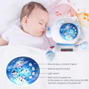 Nouvelle conception de jouets électroniques en peluche, poupée en peluche <span class=keywords><strong>pour</strong></span> bébé, lapin mignon <span class=keywords><strong>pour</strong></span> apaiser et favoriser le sommeil - Product Image 4