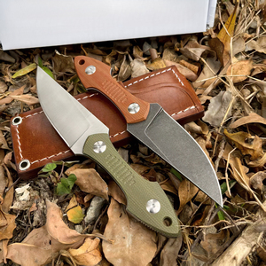 Cuchillo de Caza de Hoja Fija de Alta Calidad con Mango Antideslizante G10, Caja de Regalo Incluida y Personalizable - Product Image 4
