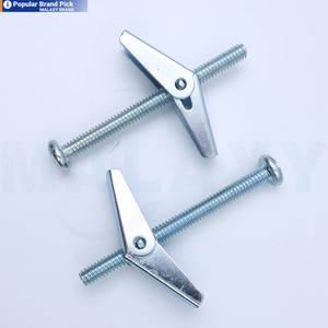 Malaxy Hollow Wall Anchor Factory Hot Sale Butterfly Screw Sizes Spring Toggle Anchor <span class=keywords><strong>Molly</strong></span> Bolt Toggle Wingei'j - Product Image 1