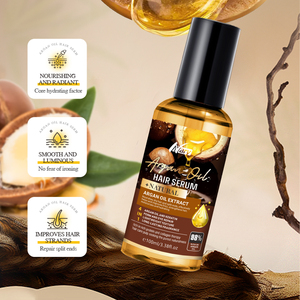 NARYプライベートラベル モロッコ産エッセンシャルオイル ヘアケアセット 育毛オイル 薄毛対策 ビオチン配合リペアシャンプー＆コンディショナーセット - Product Image 5