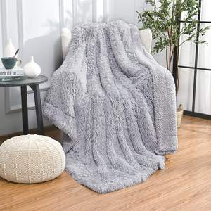 Manta gruesa y cálida peluda, fundas para sofá, colchas, mantas de lana Coral a cuadros de <span class=keywords><strong>invierno</strong></span>, edredones para <span class=keywords><strong>cama</strong></span> y sofá, decoración del hogar - Product Image 1