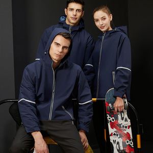 Chaqueta Cortavientos Impermeable para Hombre, 100% Poliéster, para Senderismo, Expediciones, Todo Clima, Diseño Deportivo - Product Image 4