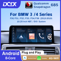 Sistema Android Snapdragon 685 de 10.25 Pulgadas con Dsp Wifi Bt Gps Navi para Bmw F30 F31 F32 F33 F34 F46 2013-2017 NBT Unidad Principal de Video para Auto