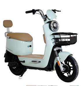 Scooter <span class=keywords><strong>électrique</strong></span> à cadre en acier au carbone 48V avec moteur à moyeu arrière sans balais 500W, batterie au plomb-acide 13AH, autonomie <span class=keywords><strong>de</strong></span> 60 km, capteur <span class=keywords><strong>de</strong></span> vitesse à 3 niveaux - Product Image 3